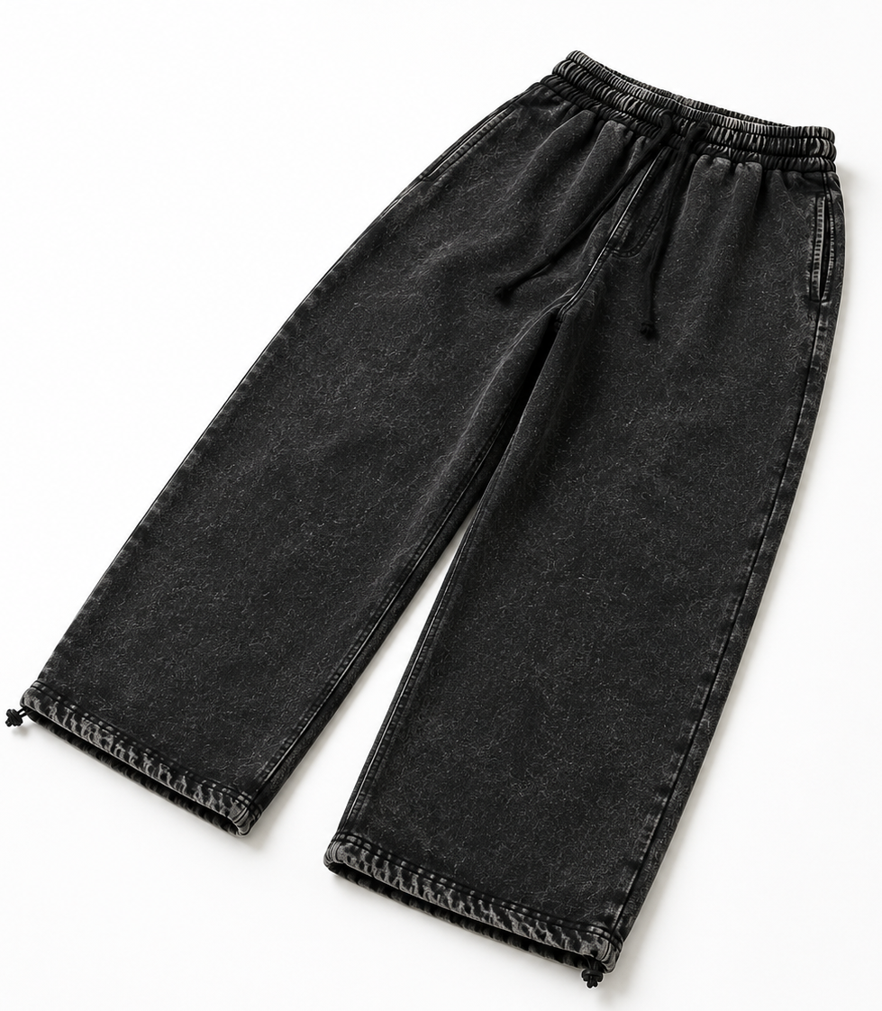 BAGGY  AMPLIO BLACK WASH PREMIUM 300 GRS